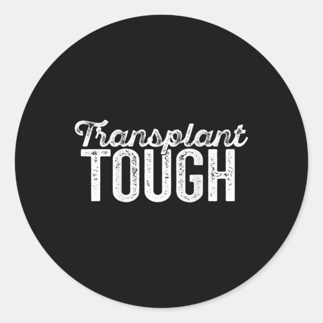 Pegatina Redonda Trasplante Tos Órganos Renales Trasplante Renal Me (Anverso)
