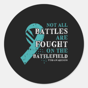 Pegatina Redonda Trastorno por estrés postraumático