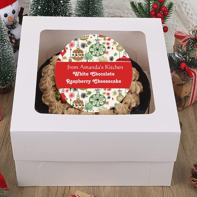 Pegatina Redonda Tratamientos para navidades, desde la cocina, Pers (Subido por el creador)