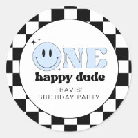 TRAVIS One Happy Dude Smile Face Cumpleaños