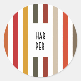 Pegatina Redonda Trayectorias Echo Pegatinas redondos - Earthy Hues