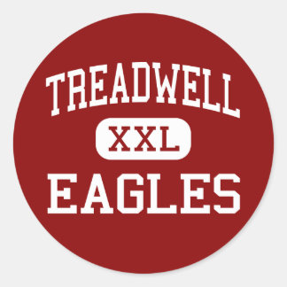 Pegatina Redonda Treadwell - Eagles - altos - Memphis Tennessee