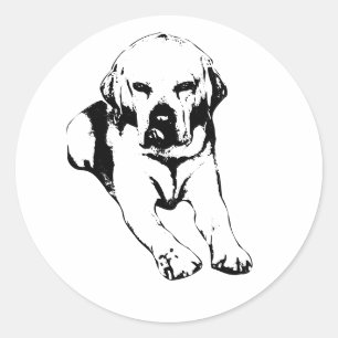 Pegatina Redonda Treat Sentry