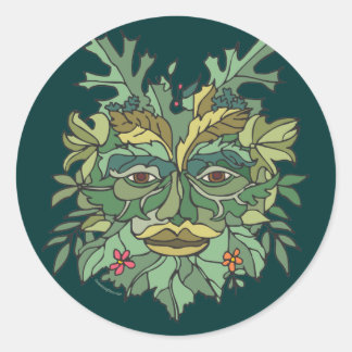 Pegatina Redonda Tree Hugger