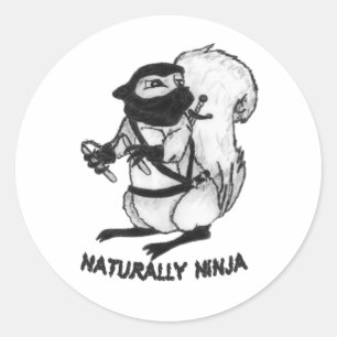 Pegatina Redonda Treerat Ninja