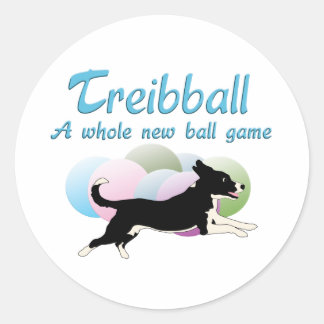 Pegatina Redonda Treibball