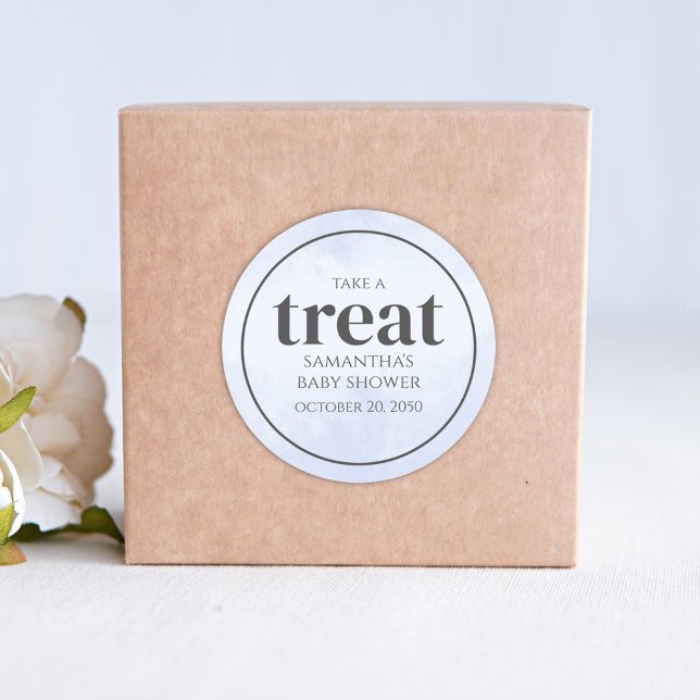 Pegatina Redonda Tremendo Fiesta de piscina de agua azul clara y br (Subido por el creador)