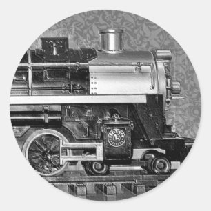 Pegatina Redonda Tren de modelo de escala G
