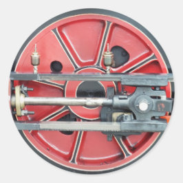 PEGATINA REDONDA TRENES DE VAPOR