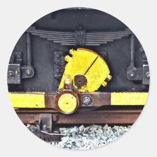 PEGATINA REDONDA TRENES ELÉCTRICOS VINTAGE