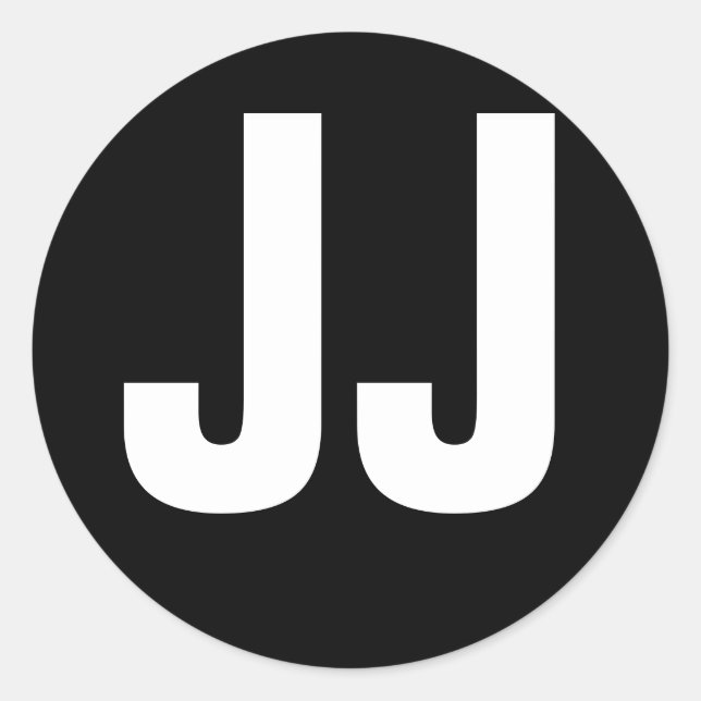 Pegatina Redonda Tributo de JJ (Anverso)