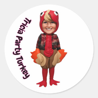 Pegatina Redonda Tricia Party Sticker Sheet