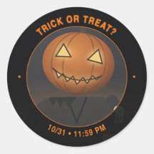 Trick or Treat Calabaza Cabeza Sobre de Sobres