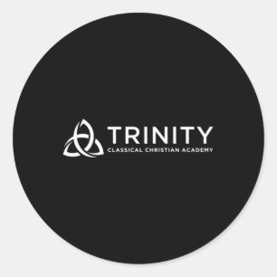 Pegatina Redonda Trinity Al Christian Academy