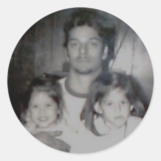 Pegatina Redonda trío de berros