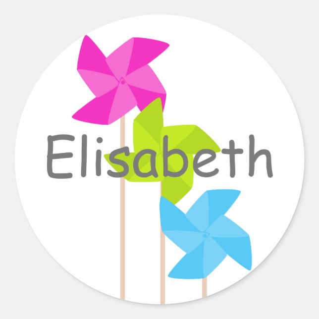 Pegatina Redonda Trío de volante (Anverso)