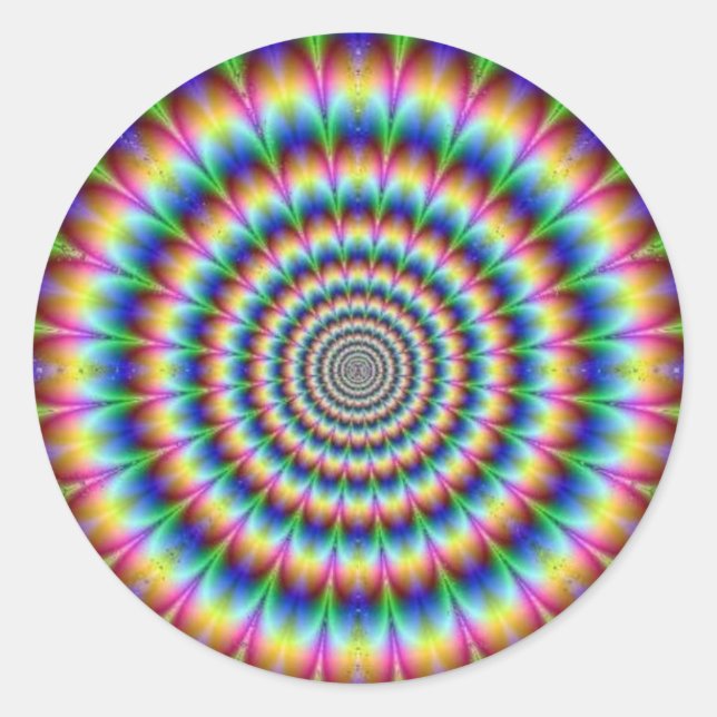 Pegatina Redonda Trippy (Anverso)