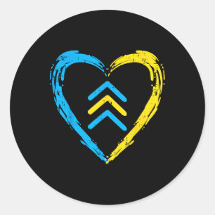 Pegatina Redonda Trisomía 21 T21 Hombres