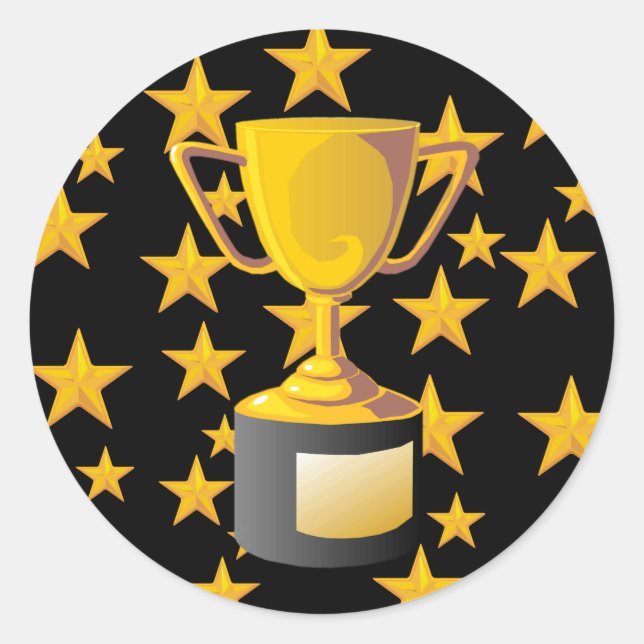 PEGATINA REDONDA TROFAS (Anverso)