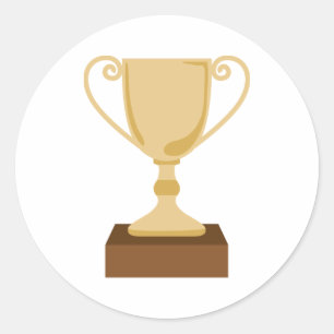 Pegatina Redonda Trofeo