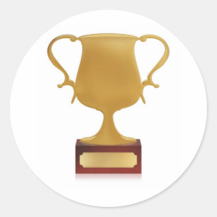 Pegatina Redonda Trofeo
