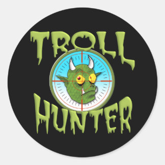 PEGATINA REDONDA TROLL HUNTER