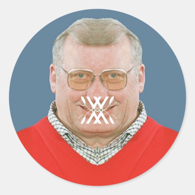 Pegatina Redonda Trond (Anverso)