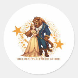 Pegatina Redonda True Beauty Within