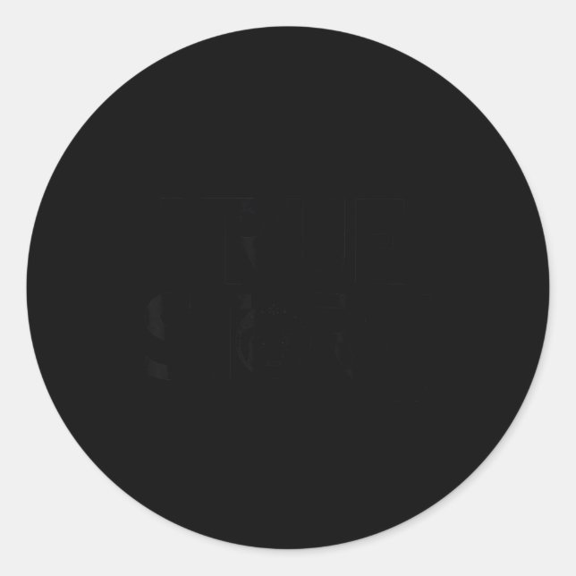 Pegatina Redonda True Story Nativity Scene John 3_16 Christian Chri (Anverso)