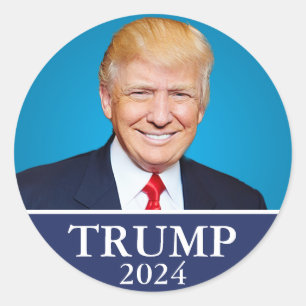 Pegatina Redonda Trump 2024
