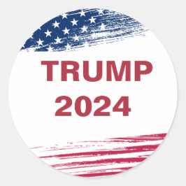 Pegatina Redonda Trump 2024