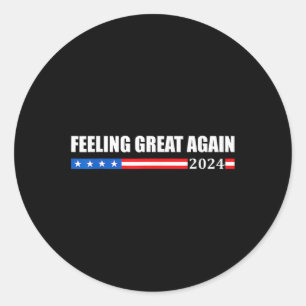 Pegatina Redonda Trump 2024 1