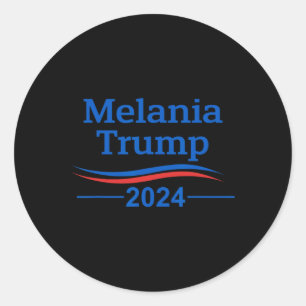 Pegatina Redonda Trump 2024 Presidente Patriota Republicano