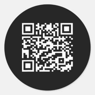Pegatina Redonda Trump 2024 Qr 4547 Tee Trump Equipo de código de b