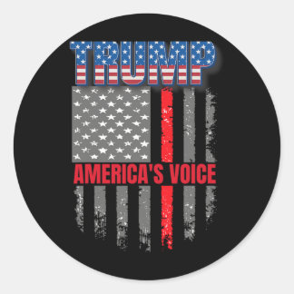 Pegatina Redonda Trump Elect Republican Supporter 20246 