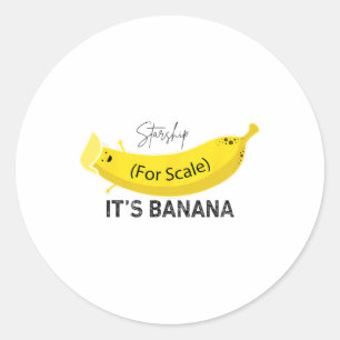 Pegatina Redonda Trump es Nana (a escala), es gracioso Trump P