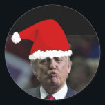 PEGATINA REDONDA TRUMP KISS CHRISTMAS STICKERS<br><div class="desc">TRUMP KISS CHRISTMAS STICKERS</div>