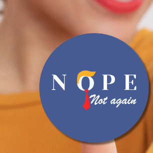 Pegatina Redonda Trump no vuelve a ser gracioso