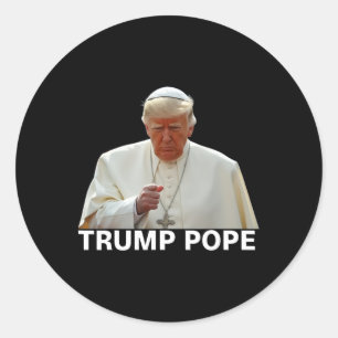 Pegatina Redonda Trump, presidente gracioso que quiere ser N