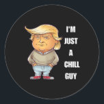 Pegatina Redonda Trump, soy solo un chico malo meme 2024<br><div class="desc">Trump,  soy solo un chico malo meme 2024</div>