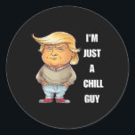 Pegatina Redonda Trump, soy solo un chico malo meme 2024<br><div class="desc">Trump,  soy solo un chico malo meme 2024</div>