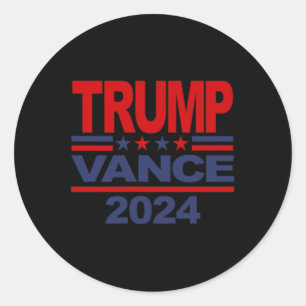 Pegatina Redonda Trump vance frente a las elecciones presidenciales