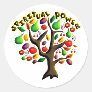 Pegatina Redonda Tu Bishvat