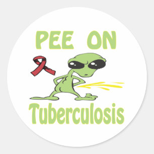 Pegatina Redonda Tuberculosis
