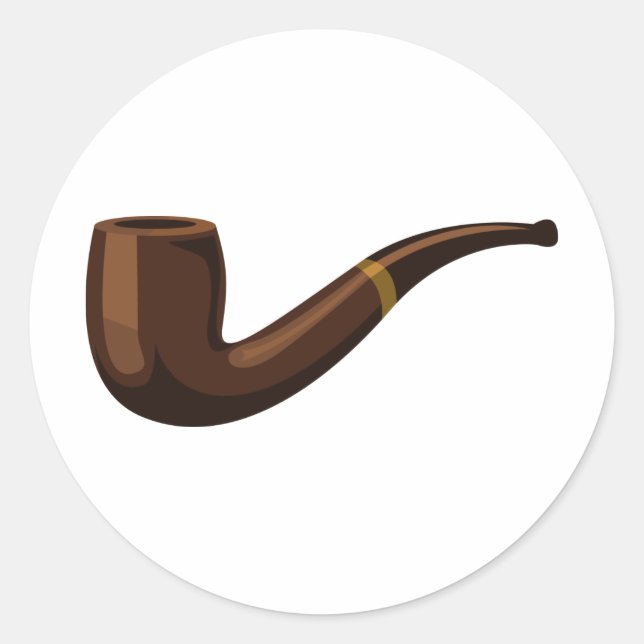 Pegatina Redonda Tubería (Anverso)