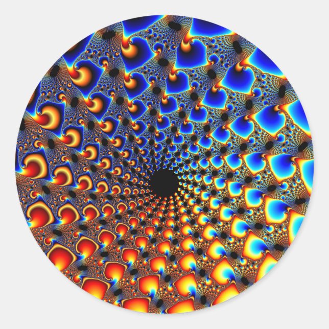 Pegatina Redonda Túnel (Anverso)