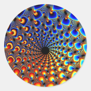 Pegatina Redonda Túnel