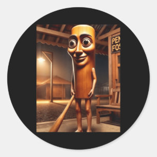 Pegatina Redonda Tung Tung Tung Sahur