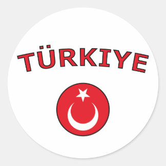 Pegatina Redonda Turkiye