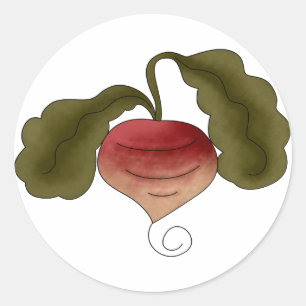 Pegatina Redonda Turnip